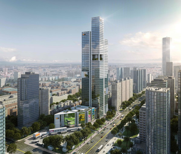 Design sketch of the Kaisa Finance & Technology Center