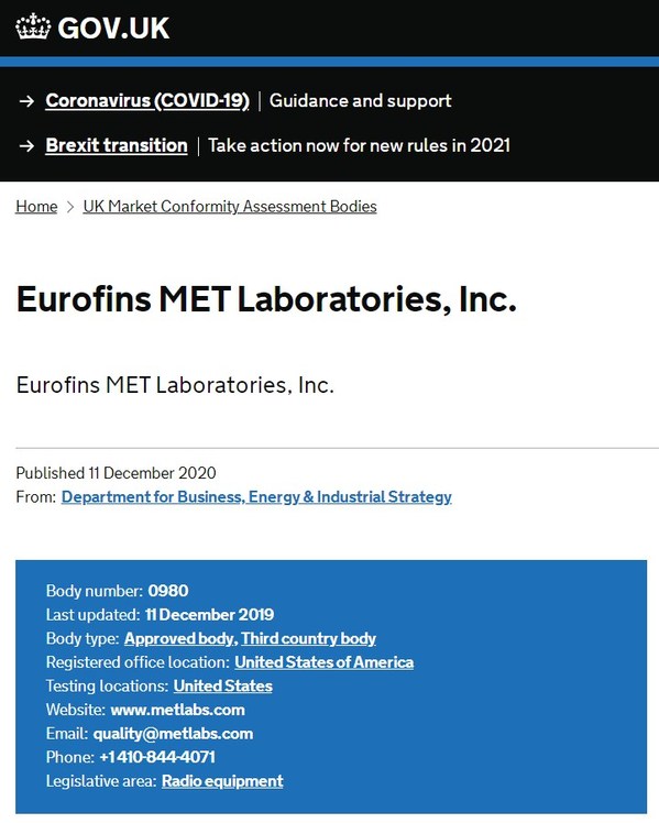 應對市場準入UKCA標志帶來的挑戰，Eurofins歐陸助力企業出口英國