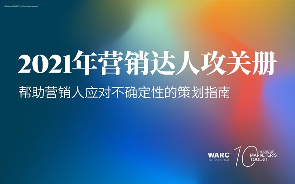 WARC發現：71%的營銷人在制定2021年營銷戰略時最重要的考慮因素是后疫情時代消費者行為的變化