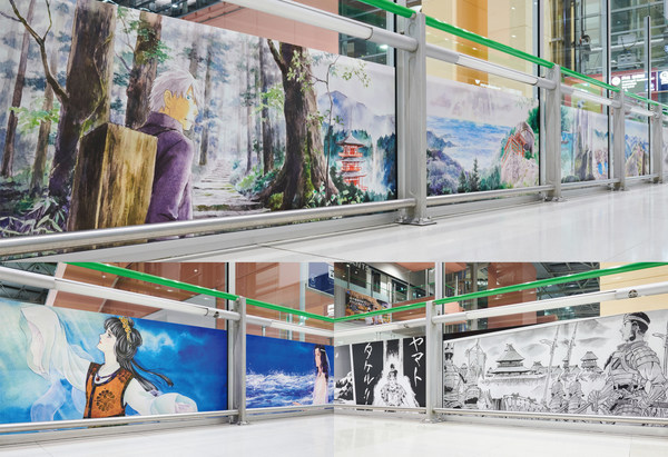 八位漫畫家的作品從3月20日開始在關西國際機場展出