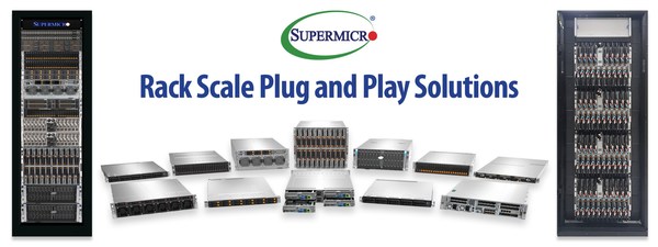 Supermicro推出機柜級即插即用解決方案，為大型數據中心提供預定義配置