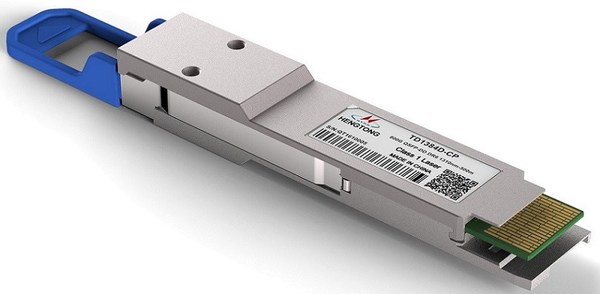 亨通洛克利發布并現場演示800G QSFP-DD800 DR8可插拔光模塊