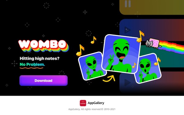 WOMBO入駐AppGallery，為華為設備帶來AI對口型的樂趣