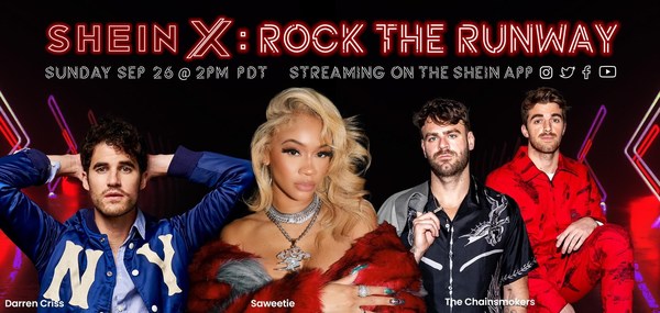 SHEIN Th?ng Báo SHEIN X ROCK THE RUNWAY Trình Di?n B? S?u T?p FW2021
