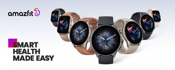 Amazfit GTR 3和GTS 3系列智能手表發布