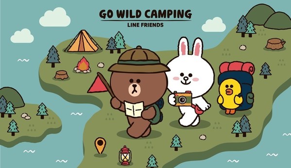 LINE FRIENDS 主題露營