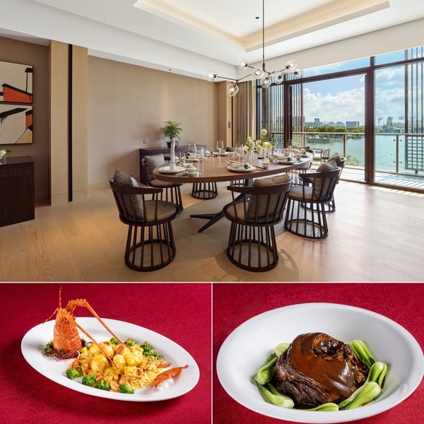 上海松江廣富林希爾頓酒店富林總統套房年夜飯