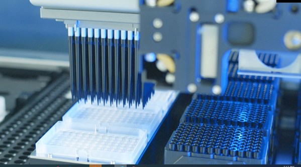 Sistem pengurusan cecair automatik untuk menyokong pemprosesan tinggi penghasilan protein
