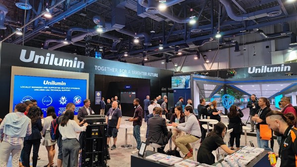 ユニルミンが初參加のInfoComm 2022で照明＆ディスプレー製品を展示
