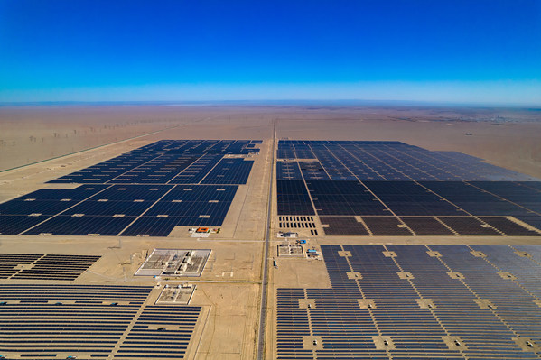 固德威在中國甘肅80MW地面電站項目上大顯身手