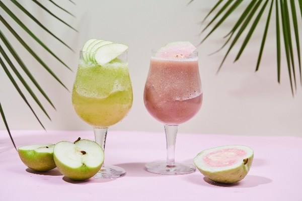 夏日青蘋果冰沙及蜜戀番石榴冰沙