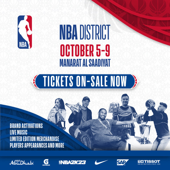 NBA DISTRICT活動在阿布扎比舉行