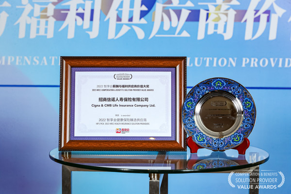 招商信諾連續七年榮膺"智享會薪酬與福利供應商價值大獎"