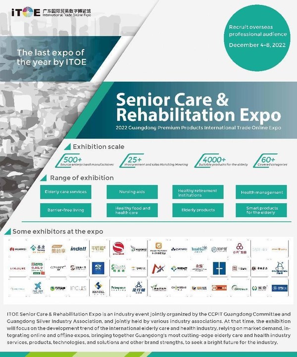 2022年広東省プレミアム製品國際貿易オンラインExpoーシニアケア＆リハビリテーションExpo