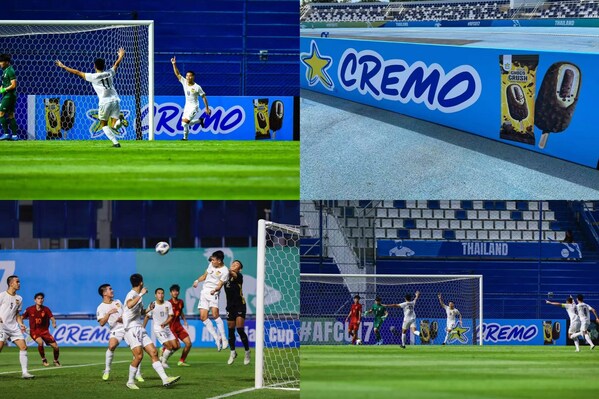 H?ng kem Cremo tham gia Cúp bóng ?á chau á AFC U-17 v?i m?c tiêu h? tr? phát tri?n th? thao và thúc ??y s?c kh?e dinh d??ng