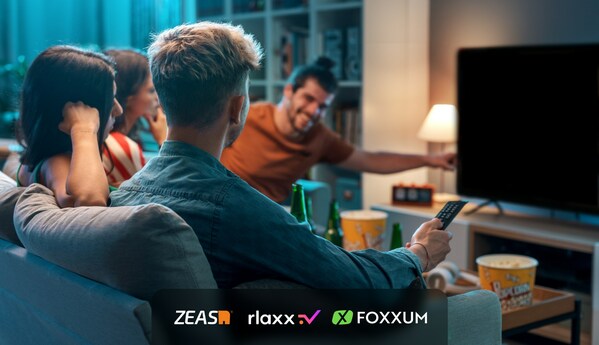 ZEASN宣布收購Foxxum和rlaxx TV，打造領先的獨立CTV操作系統和AVOD/FAST產品