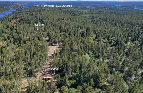 Patriot Provides Drill Program Update at its Corvette Property, Quebec, Canada