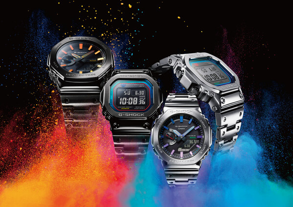 Casio phát hành ??ng h? G-SHOCK v?i ch?t li?u hoàn toàn t? kim lo?i, ?a d?ng màu s?c
