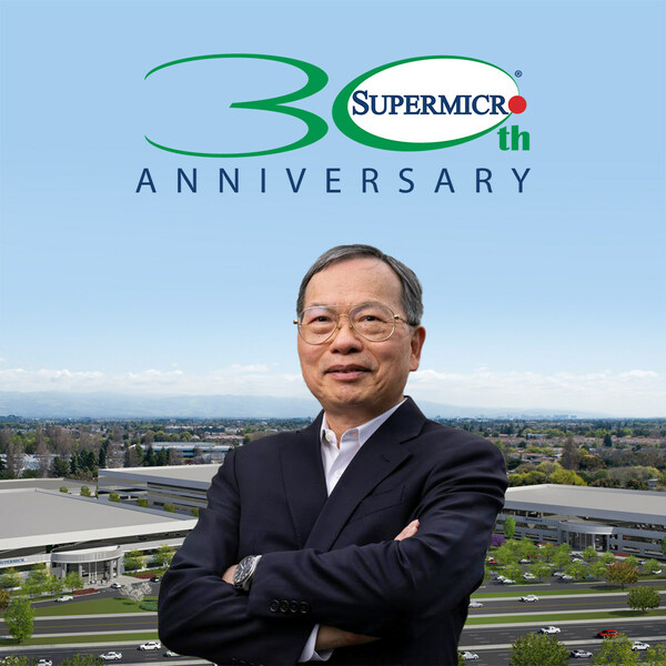 Supermicro 慶祝 30 周年| 增長、創新、人工智能與綠色計算