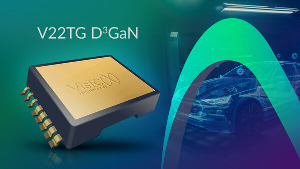VisIC Technologies 以采用先進的頂部冷卻隔離封裝的 V22TG D3GAN，革新汽車動力電子技術