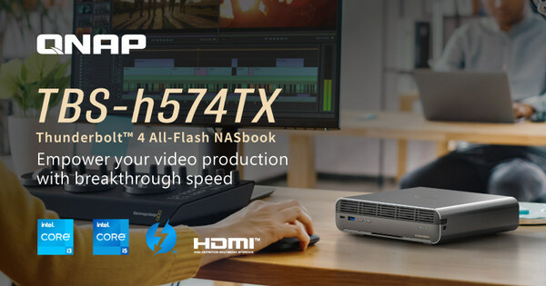 TBS-h574TX Thunderbolt? 4 オールフラッシュNASbook。ZFSデータ保護による比類なき性能。プリプロダクションからポストプロダクションまでプロジェクトを高速化