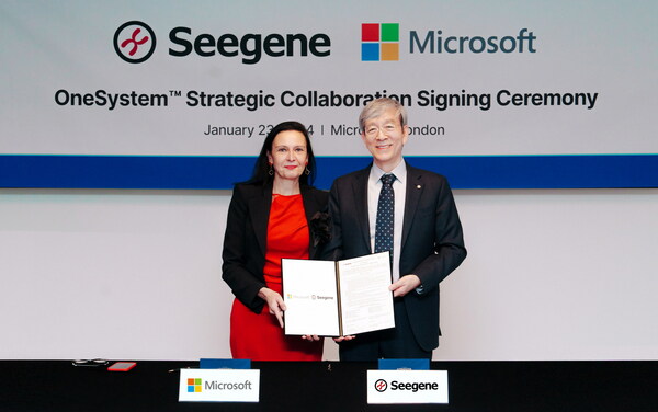Seegene、「あらゆる病気のない世界」の実現に向けてマイクロソフトとの提攜を発表