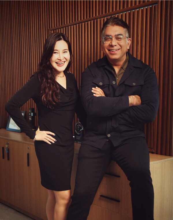 Deepak Dhar (R), Founder & Group CEO - Banijay Asia & EndemolShine India, and Jessica Kam-Engle (L), EVP & Business Head - CreAsia Studio.