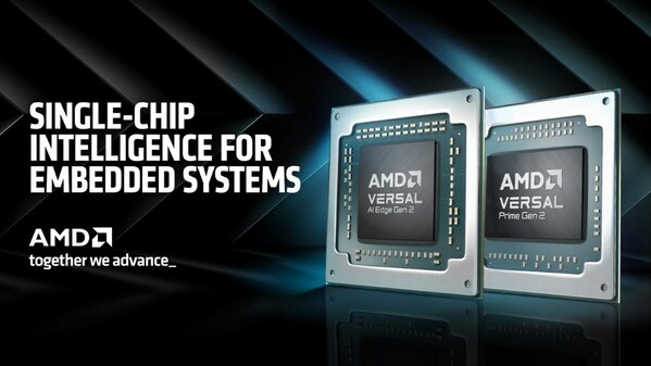 AMD 推出第二代 Versal 系列器件，為 AI 驅動型嵌入式系統提供端到端加速