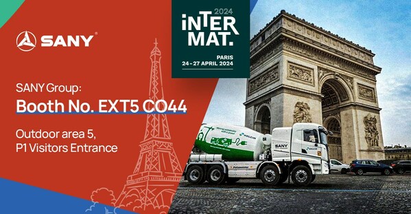 SANY Set to Showcase its Green and Latest Products at INTERMAT 2024 (PRNewsfoto/SANY Group)