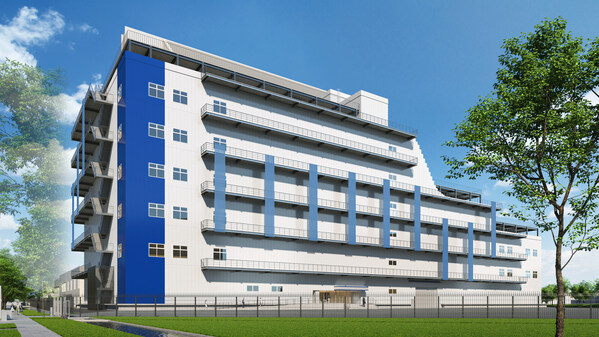 位于 MC Digital Realty NRT 園區的最先進的 NRT14 數據中心效果圖，計劃于 2025 年 12 月完工