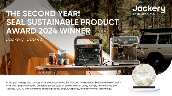 Jackery's Commitment to Sustainability Recognized with SEAL Award for the Second Year