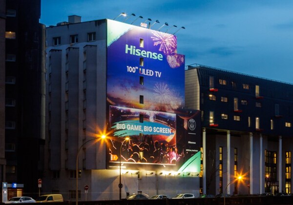 Hisense kh?i d?y ni?m ?am mê th? thao th?ng qua chi?n d?ch xem trên màn hình l?n t? Paris