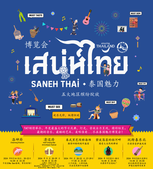 泰國魅力博覽，邀您暢游五地