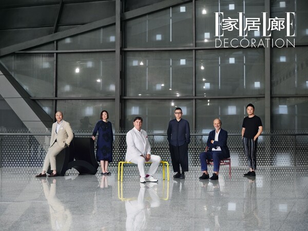今年金點獎的評審陣容（左起）：CCD香港鄭中設計事務所創始人鄭忠，《ELLE DECORATION家居廊》全媒體編輯總監兼出版人顏宓，孟菲斯聯合創始人、Cibic Workshop創始人兼同濟大學名譽教授Aldo Cibic，紅點獎創始人及品牌大使Prof. Dr. Peter Zec，YANG DESIGN創始人、收藏家、福布斯中國最具影響力工業設計師楊明潔，NONG STUDIO弄設計創始人、同濟大學設計創意學院助理教授汪昶行。