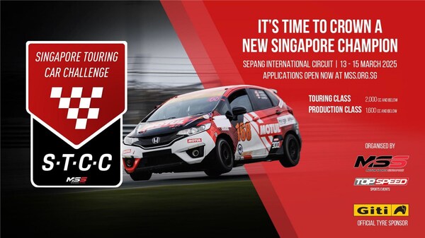 Singapore Tire Company, Giti Tire, is Official Race Tire provider for the Singapore Touring Car Challenge 2025. Photo Credit: Motor Sports Singapore (MSS)