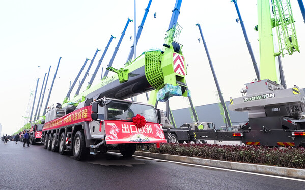 Zoomlion、2025年に向けて前進し、7億8,200萬米ドルで1萬臺以上の納入を開始