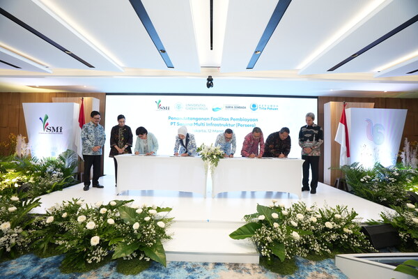 PT SMI signed 3 multisector financing facilities worth IDR 735.7 billion, witnessed directly by the Minister of Finance of the Republic of Indonesia, Sri Mulyani Indrawati.