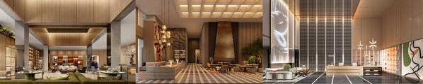 從左至右依次為：杭州西湖筑格酒店、深圳南山筑格酒店、上海武寧筑格酒店