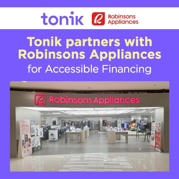 Tonik partners with Robinsons Appliances for accessible financing