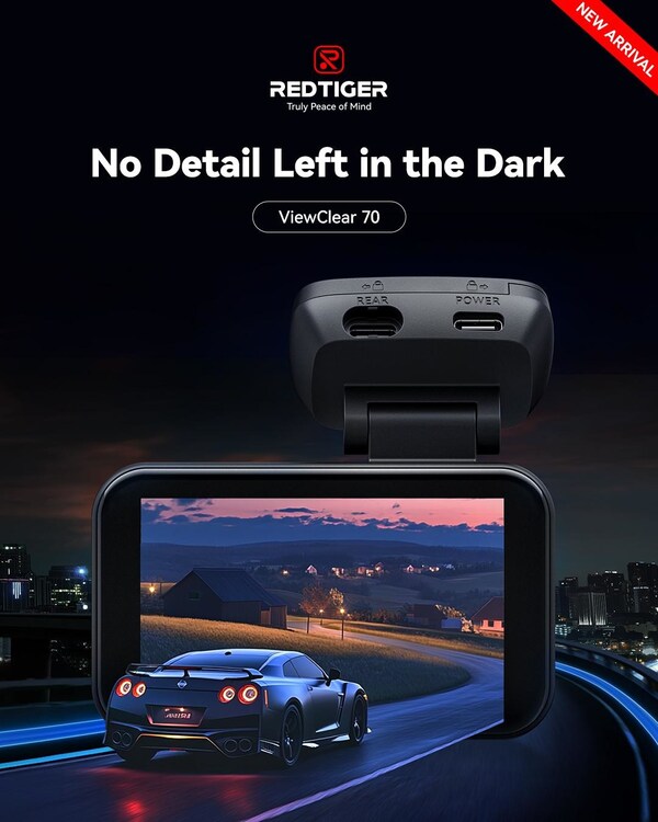 Redtiger ViewClear 70 Dash Cam