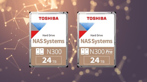 Toshiba Adds 24TB Capacity to N300 and N300 Pro Internal Hard Disk Drive Series