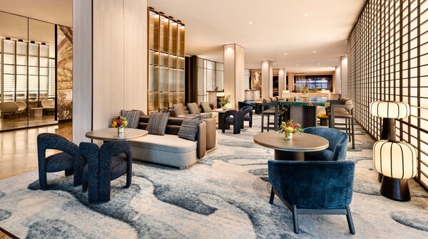 Pan Pacific Perth&#39;s transformation includes enhancements to its lobby (above), convention venues, rooms and club lounge. (PRNewsfoto/Pan Pacific Hotels Group)
