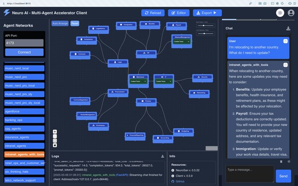 Neuro AI 多智能體加速器 Web 客戶端