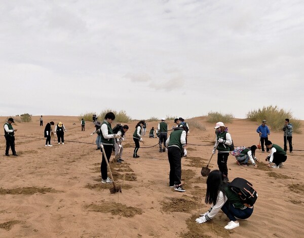 兄弟（中國）長年支持阿拉善地區防荒漠化工作，以實際行動回饋社會