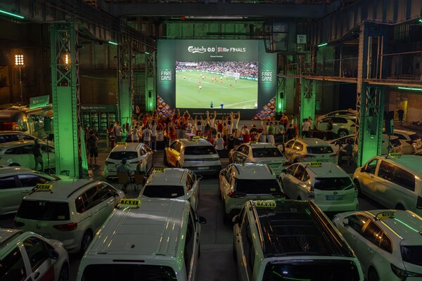 A fleet of football-fanatic taxi drivers were booked for what they thought was a standard fare, only to find on arrival they were being surprised by Carlsberg with the opportunity to watch the UEFA Nations League Finals? 2025