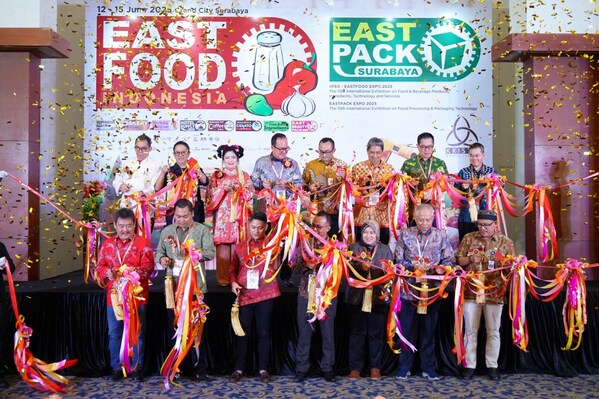 EastFood (IIFEX) và EastPack Surabaya 2025 chính th?c khai m?c, mang ??n c? h?i kinh doanh và ??i m?i trong ngành th?c ph?m và bao bì