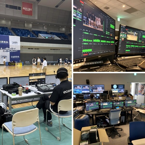 TVUテクノロジーによるインターハイバスケットボールのストリーミング?ライブ配信