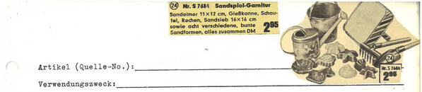 1955 &#24180;&#65292;&#24503;&#22269;&#33713;&#33589; T&#220;V &#39318;&#27425;&#23545;&#19968;&#27454;&#27801;&#30424;&#65288;Sandspiel&#65289;&#29609;&#20855;&#36827;&#34892;&#20102;&#23433;&#20840;&#35780;&#20272;