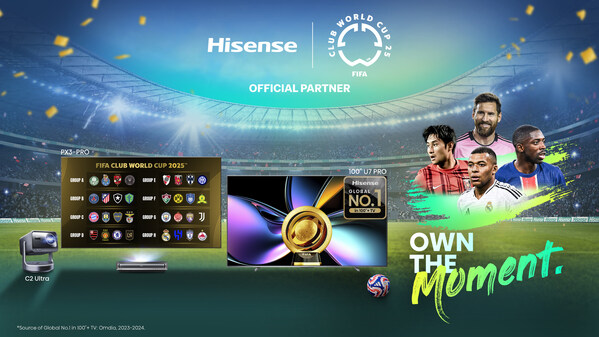 Hisense gi?i thi?u các s?n ph?m màn hình hi?n th? ch? ch?t t?i gi?i bóng ?á FIFA Club World Cup 2025?, mang ni?m vui ??n m?i nhà