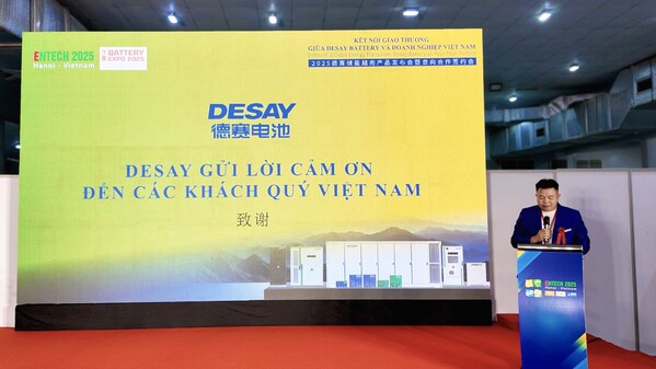 Desay Battery、ベトナムのバッテリー?エクスポ2025（Battery Expo 2025）でフルスタックエネルギー貯蔵ソリューションを展示